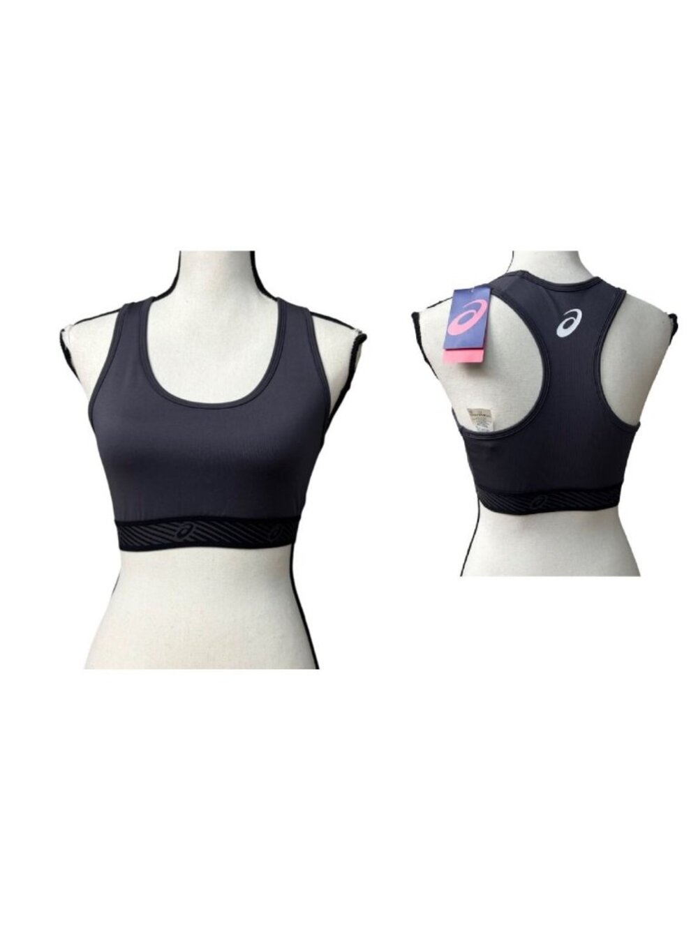 ASICS Women's Circuit 2 Sports Bra, Style # 2162A080, Steel Gray, Sz. M